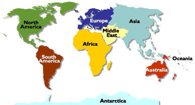 Carte du Monde interactive